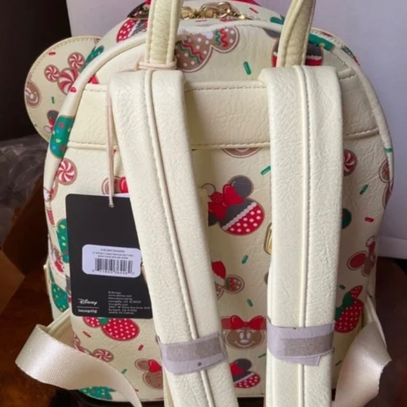 LOUNGEFLY DISNEY MINNIE MOUSE SET WITH EARS .NWT - Picture 4 of 4